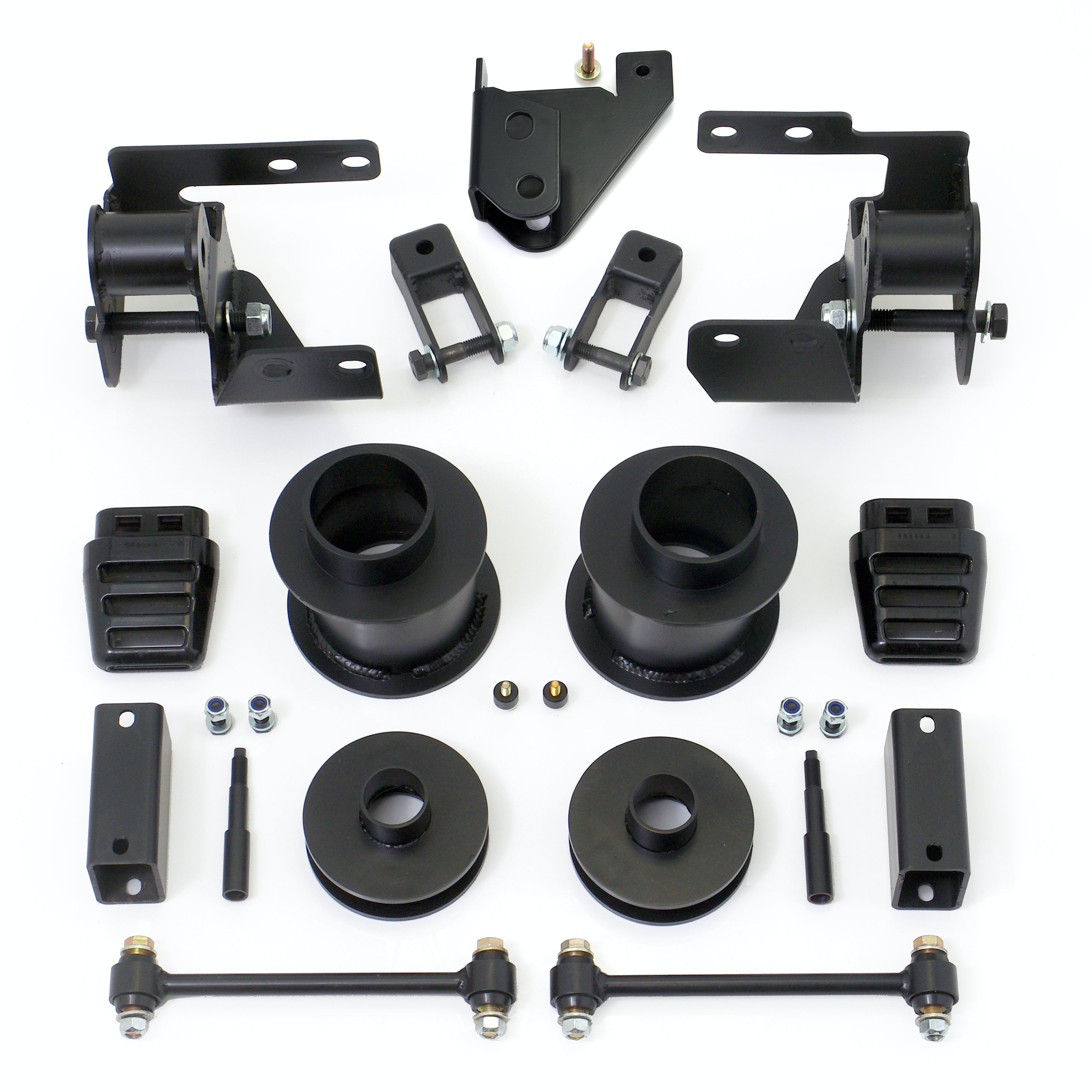 ReadyLIFT 69-1242 4.5" Front with 2.5" Rear Suspension Lift Kit with Track Bar Bracket