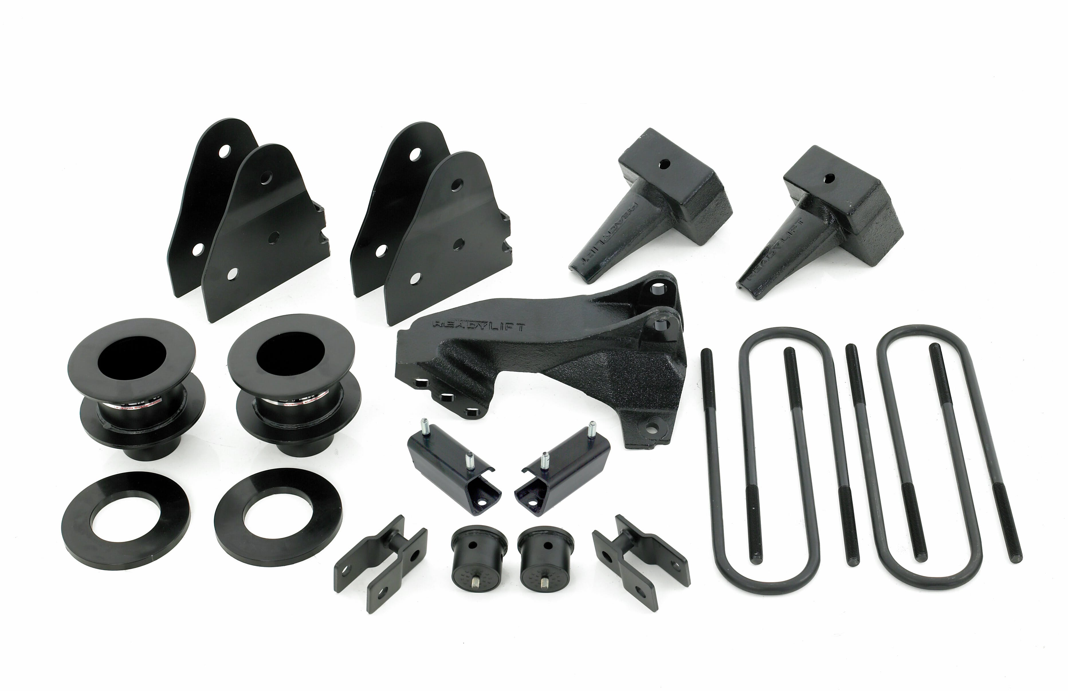 ReadyLIFT 69-2735 3.5" SST Lift Kit with 4" Tapered Blocks for 1 Piece Drive Shaft without Shock