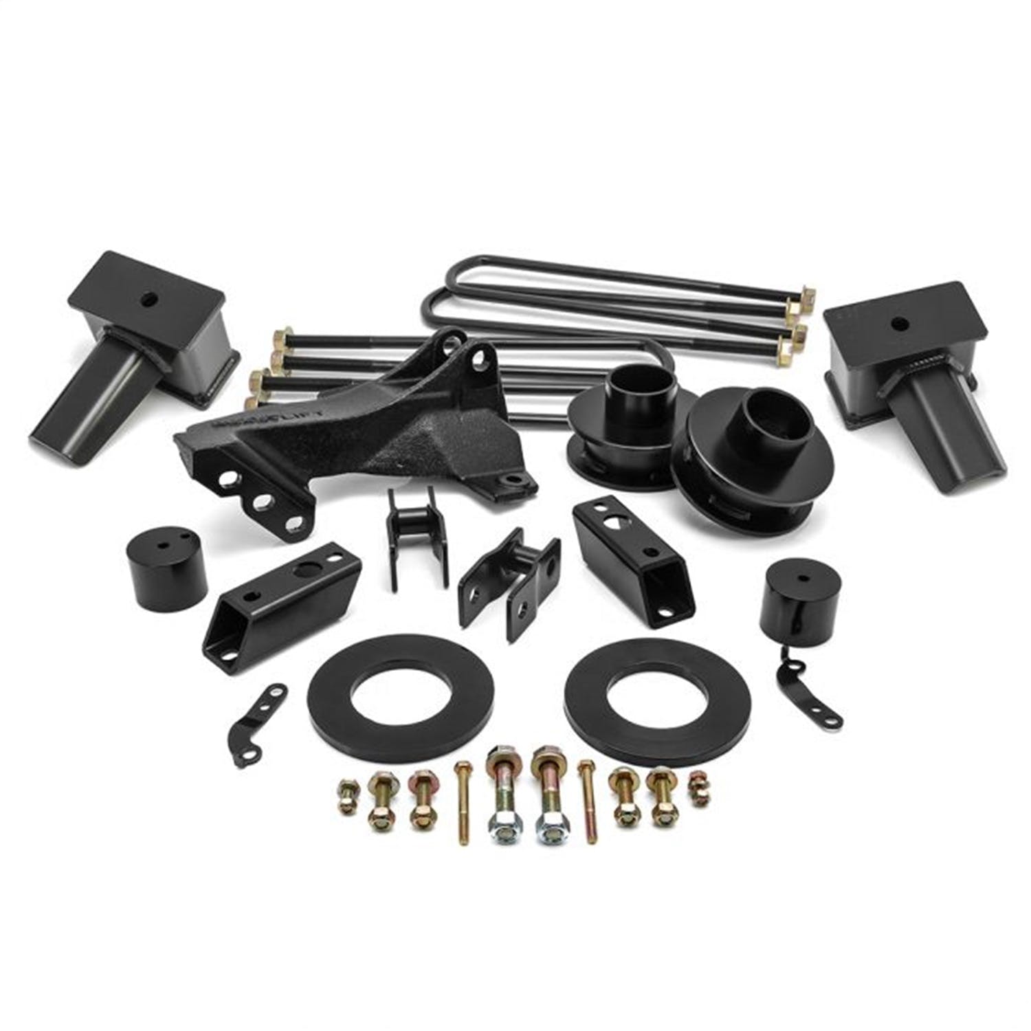 ReadyLIFT 69-2740 2.5" SST Lift Kit with 4" Rear Taper Blocks for 1 pc Drive Shaft without Shock