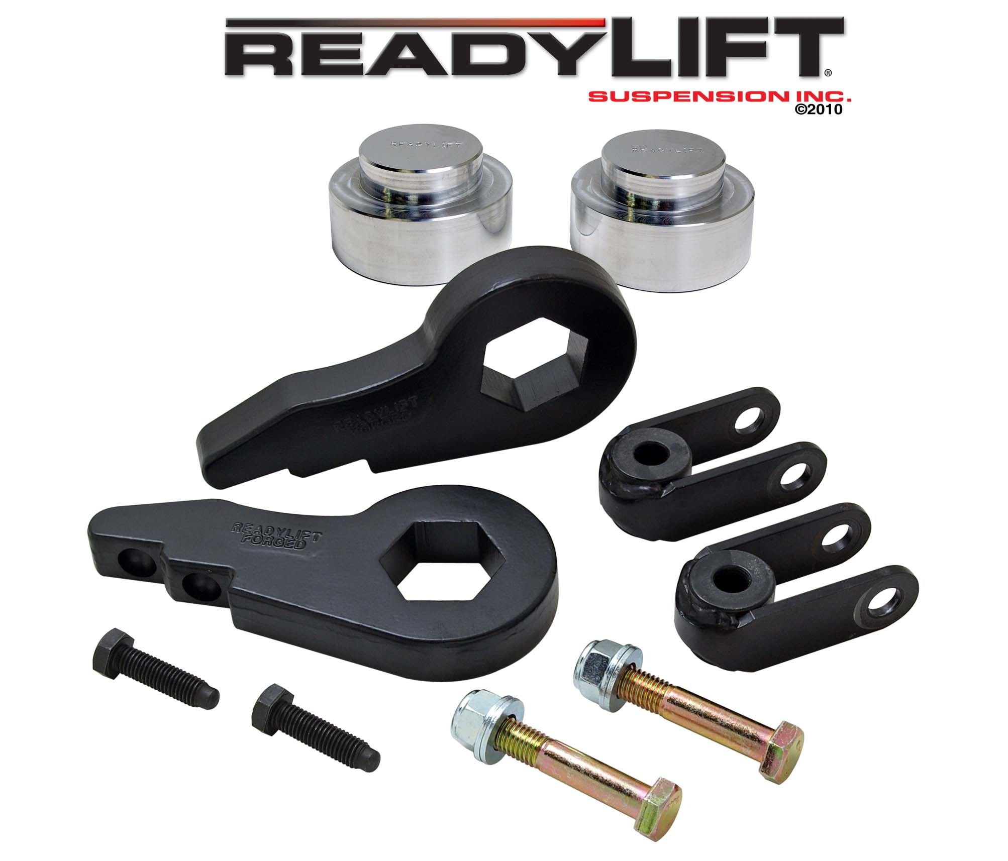 ReadyLIFT 69-3005 2.5" Front with 1.0" Rear SST Lift Kit with Front Shock Extensions