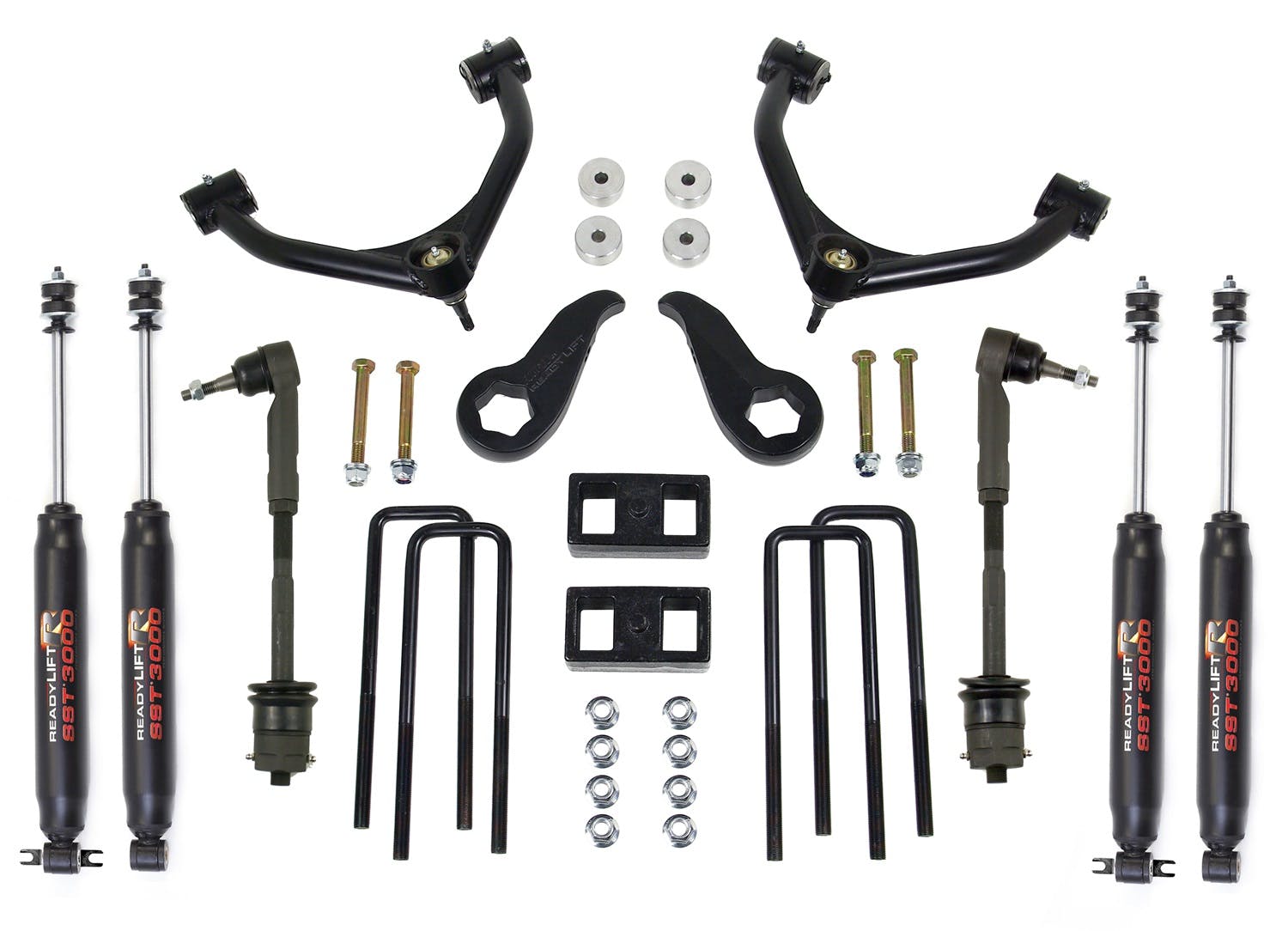ReadyLIFT 69-3512 3.5" SST Lift Kit Front with 2" Rear with Upper Control Arms