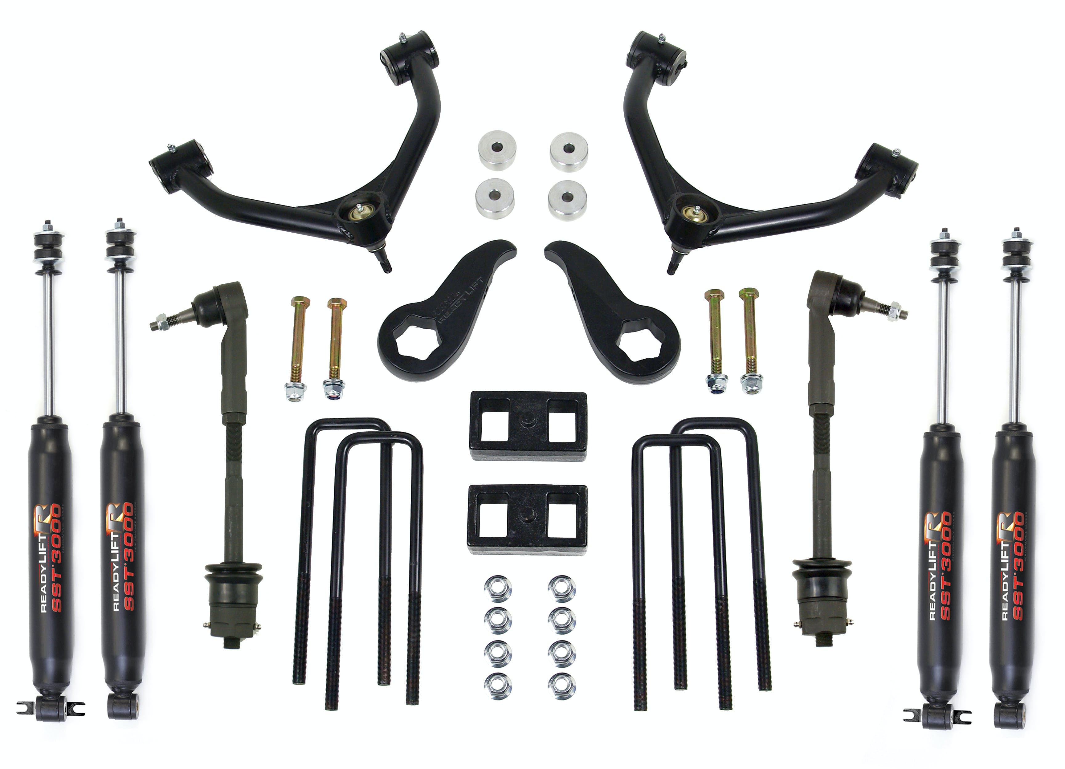 ReadyLIFT 69-3511 3.5" SST Lift Kit Front with 1" Rear with Upper Control Arms