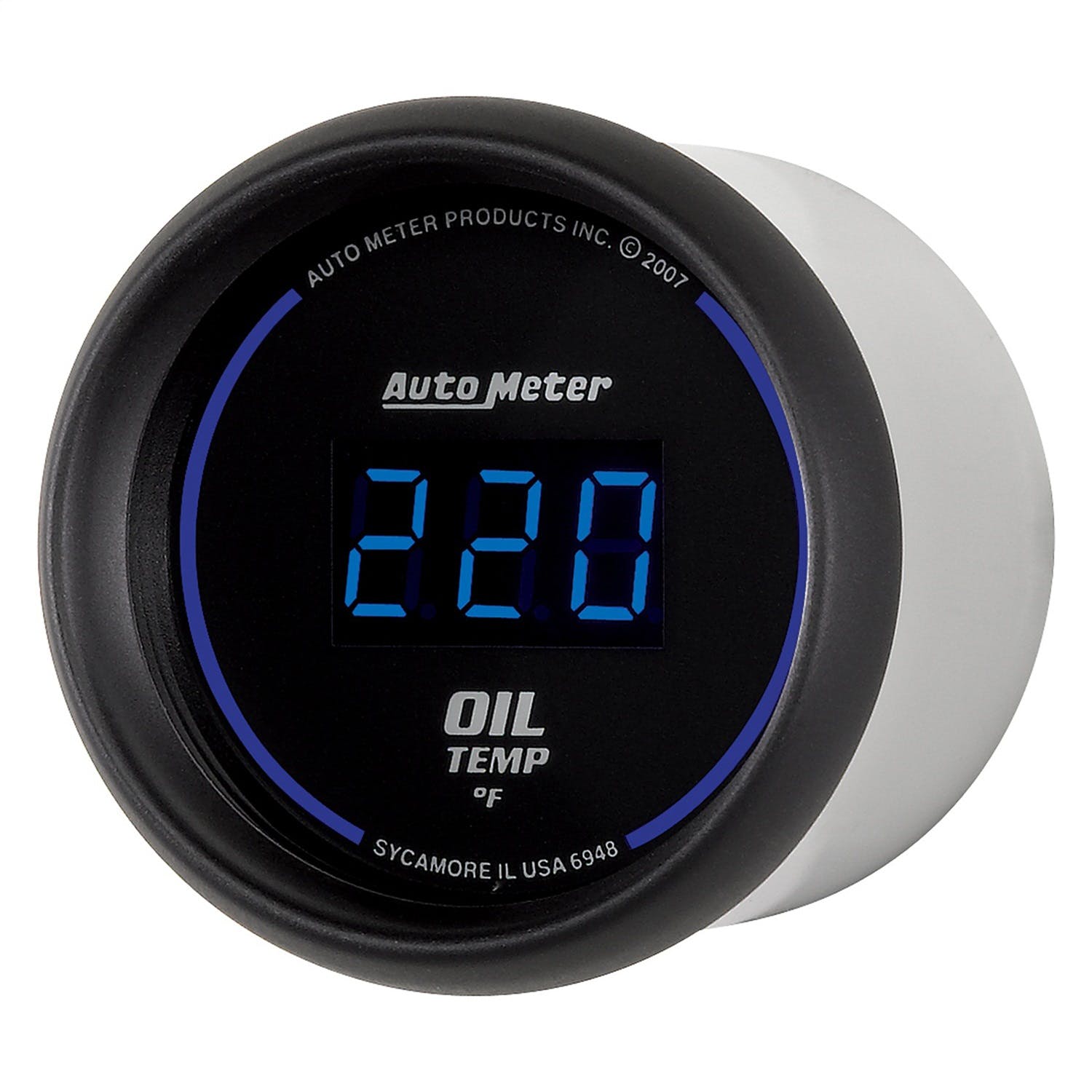 AutoMeter Products 6948 2-1/16in Oil Temp 0- 340 F Digital Black