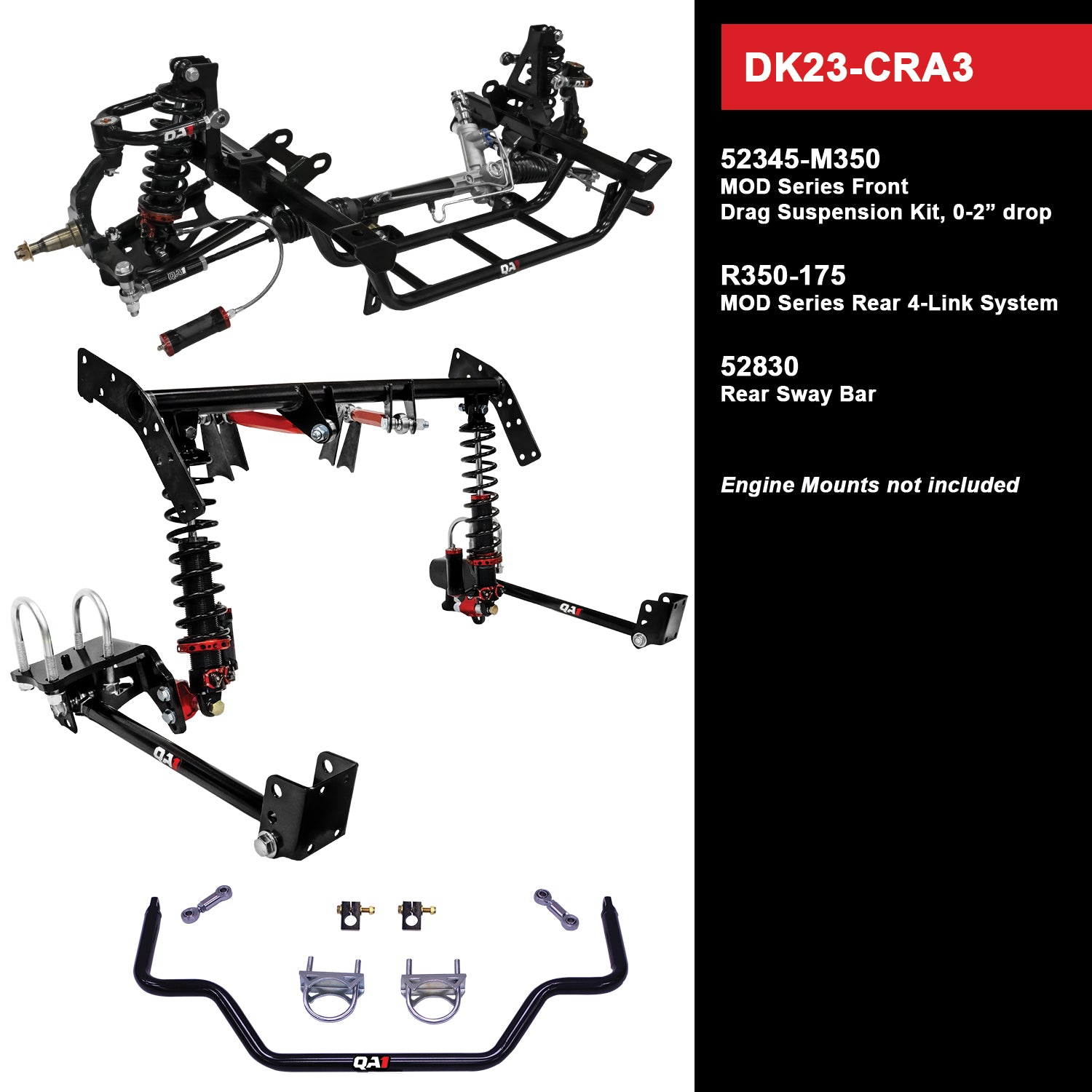 QA1 Drag Kit DK23-CRA3