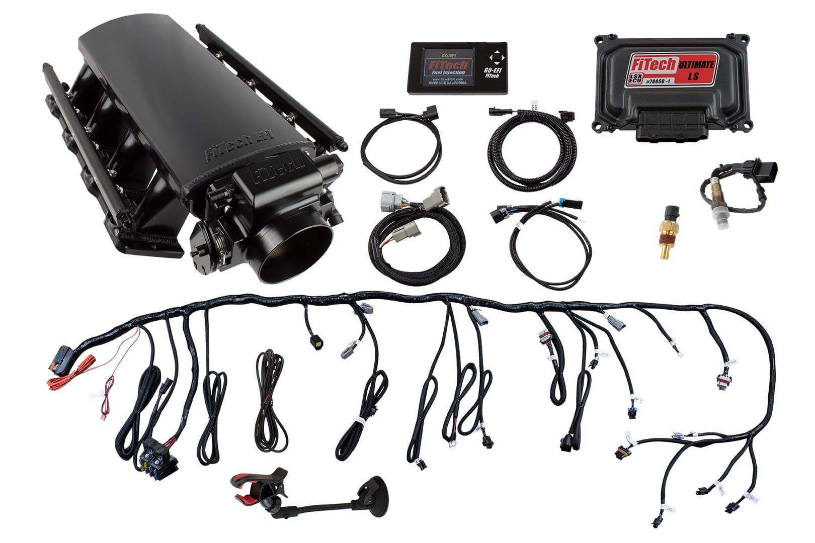 FiTech 70017 Ultimate LS Kit (750 HP, No Transmission Control)-for LS7 Square Port