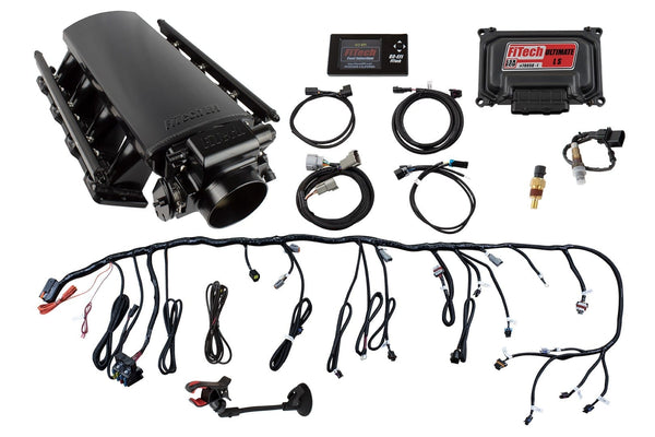 FiTech 70018 Ultimate LS Kit (750 HP, Transmission Control)-for LS7 Square Port