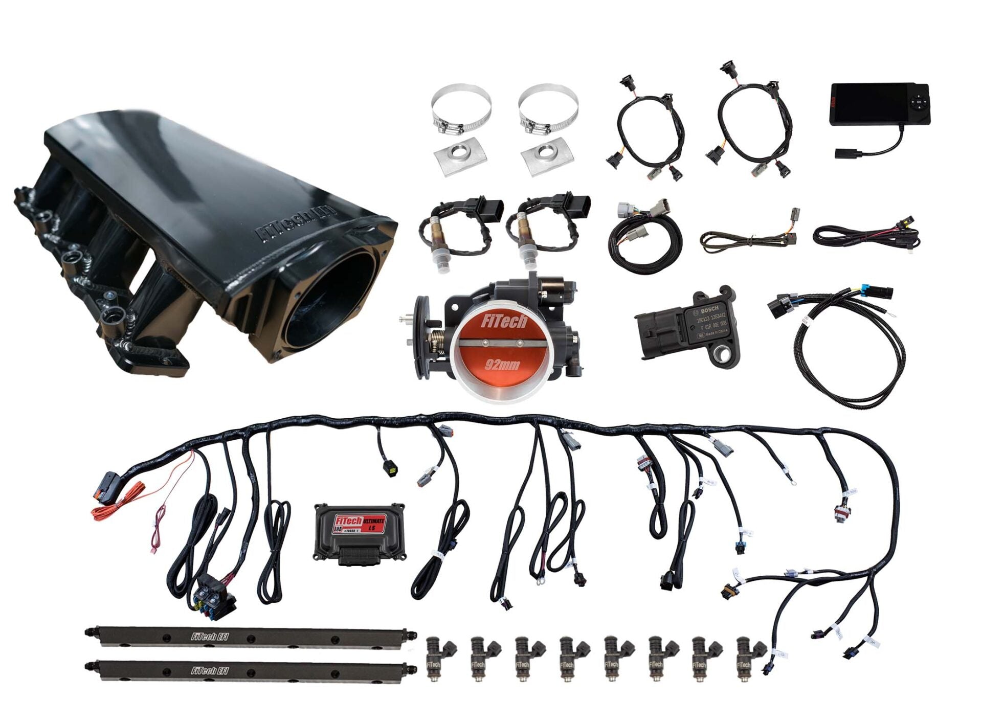 FiTech 70012 Ultimate LS Kit (500 HP, Transmission Control)-for LS3/L92