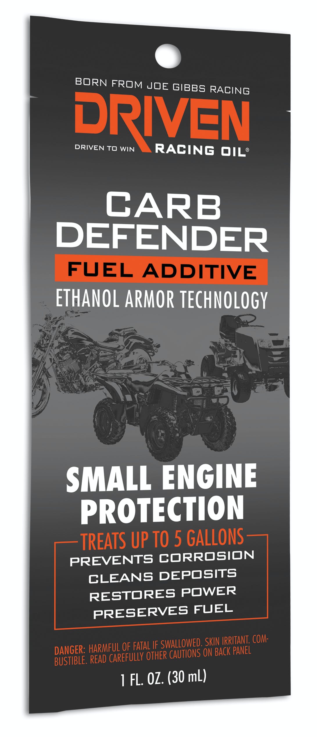 Driven Racing Oil 70042 Carb Defender Ethanol Fuel Additive (1 oz.) for Small Engine