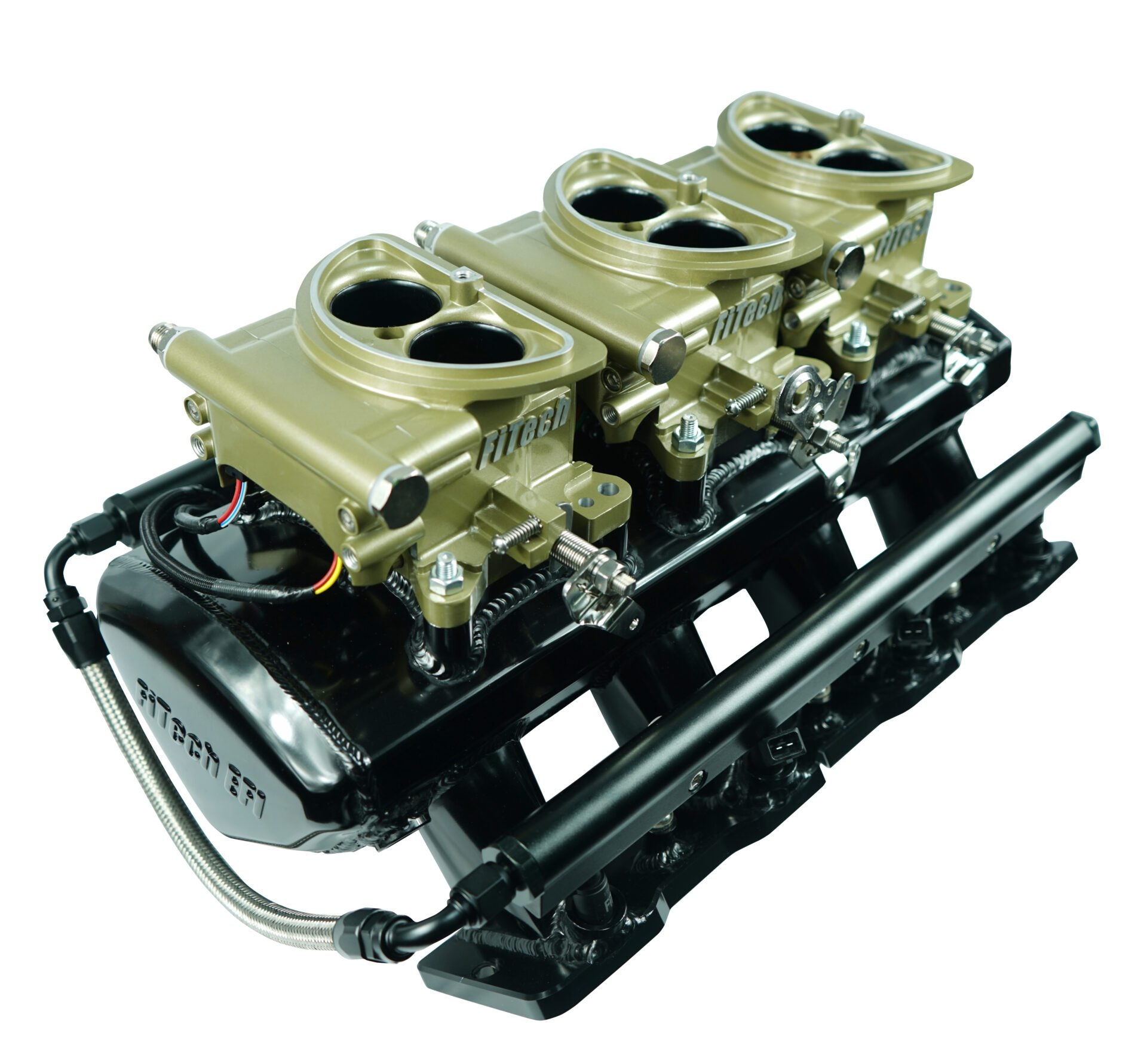 FiTech 70080 Ultimate LS 750 HP Tri Power EFI Sys w/ Cathedral Port Intake and Transm Control