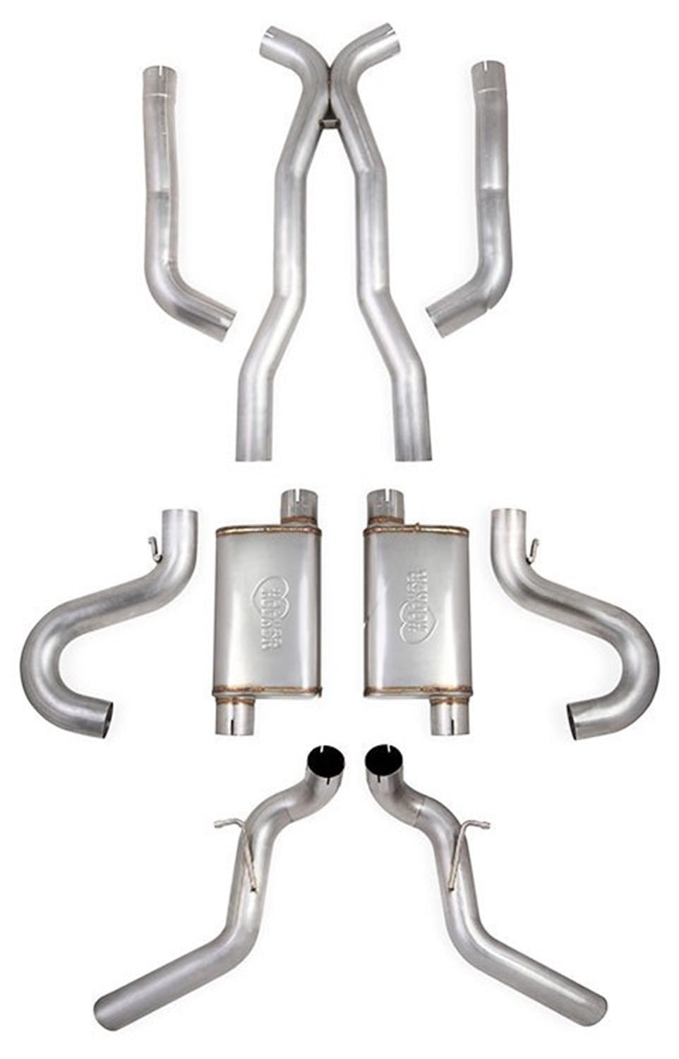 Hooker 70501362-RHKR 68-72 GM A-BODY EXHAUST SYSTEM, 3.0 IN,