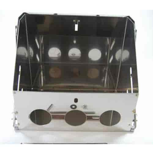 Racing Power Company R9324 Stainless Steel Drop-Down Battery Box