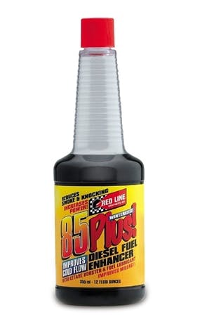 Red Line Oil 70802 85 Plus Diesel Fuel Enhancer with Cetane Booster and Fuel Lubricant (12 oz)