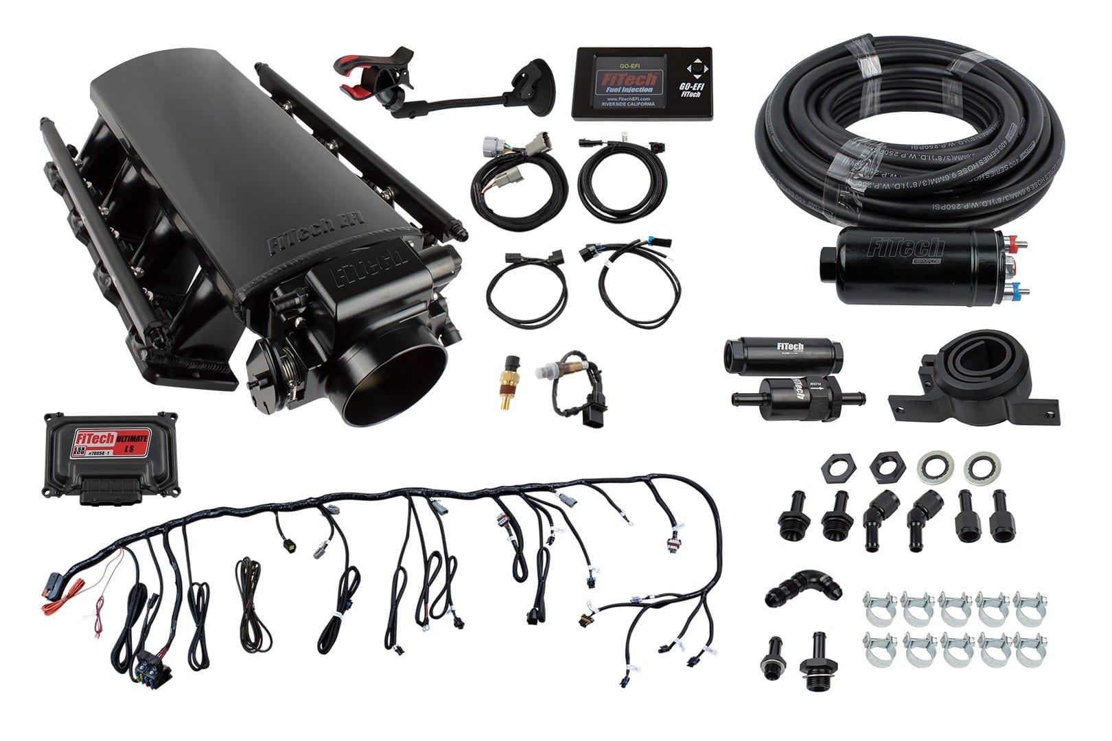 FiTech 71013 Ultimate LS Kit (750 HP, No Transmission Control, Inline Fuel Pump)-for LS3/L92