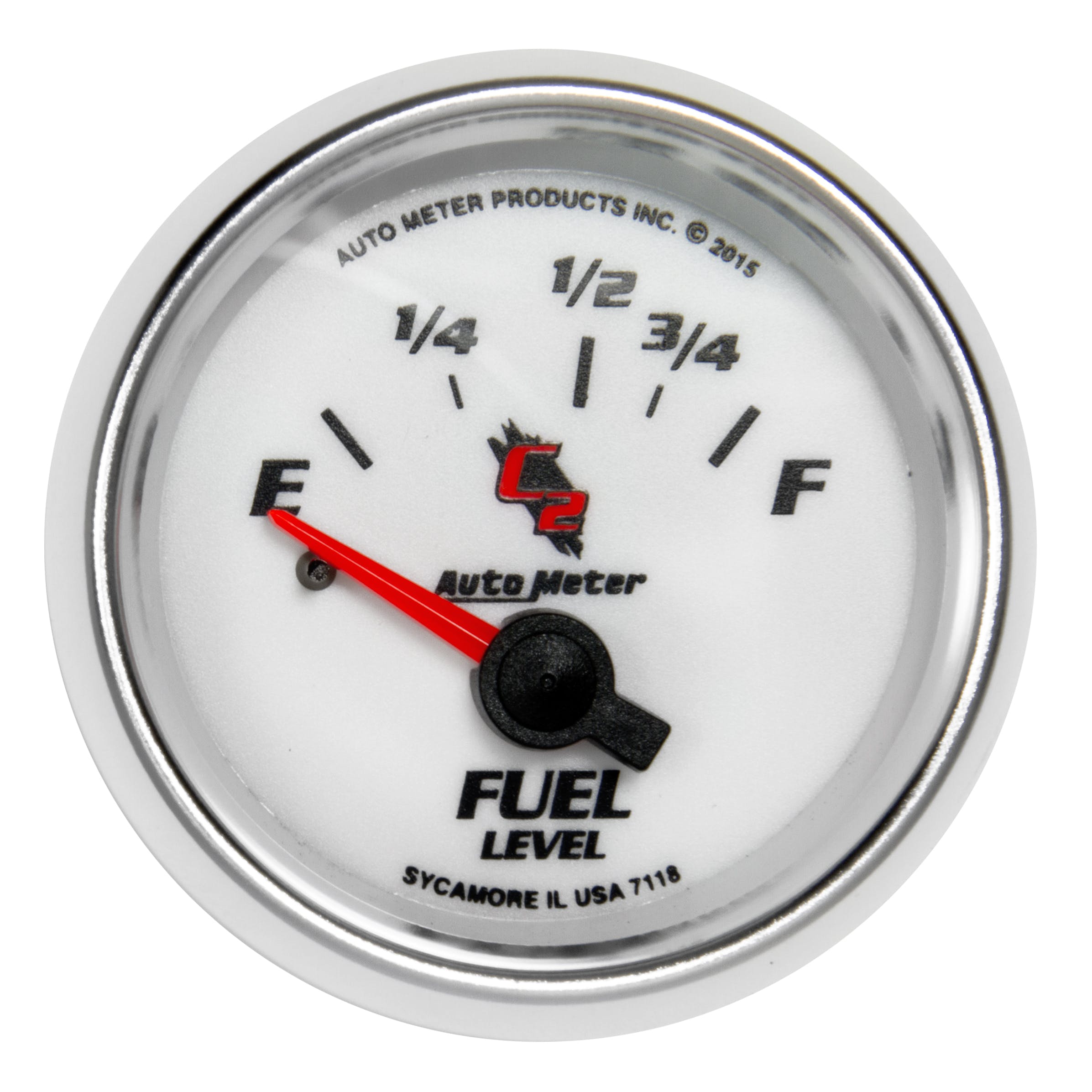 AutoMeter Products 7118 Fuel Level Gauge 2 1/16 Electric C2 16E - 158F