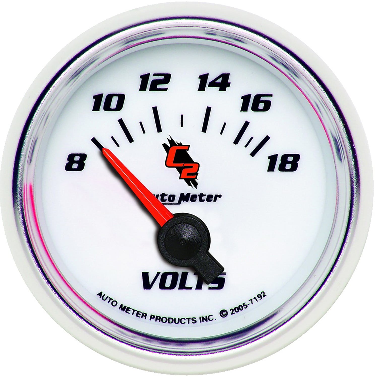 AutoMeter Products 7192 Gauge; Voltmeter; 2 1/16in.; 18V; Electric; C2
