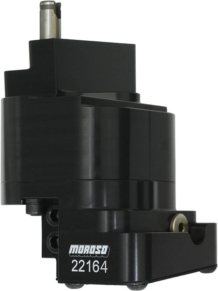 Moroso 22164 Standard Volume 6061-T6 Billet Aluminum Oil Pump (BBC, For 8 Deep Oil Pan)