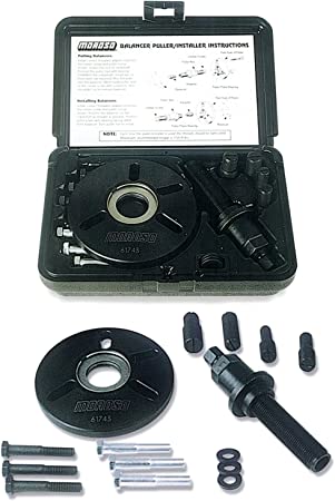 Moroso 61743 Harmonic Balancer Installation and Removal Tool Kit (Popular Engines)