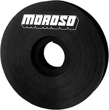 Moroso 23523 Anodized Aluminum V-Belt Crankshaft Pulley (4)