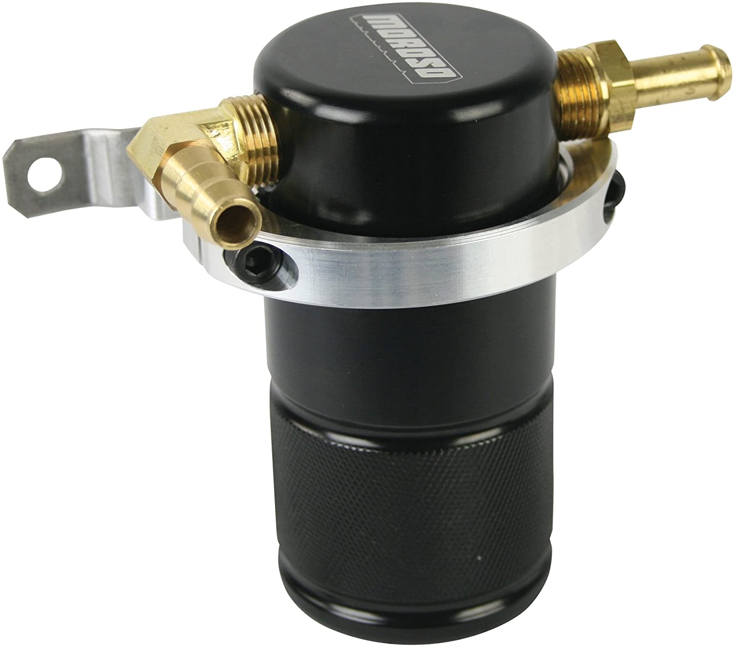 Moroso 85601 Black Small Body Air-Oil Separator (90-05 Mazda Miata)