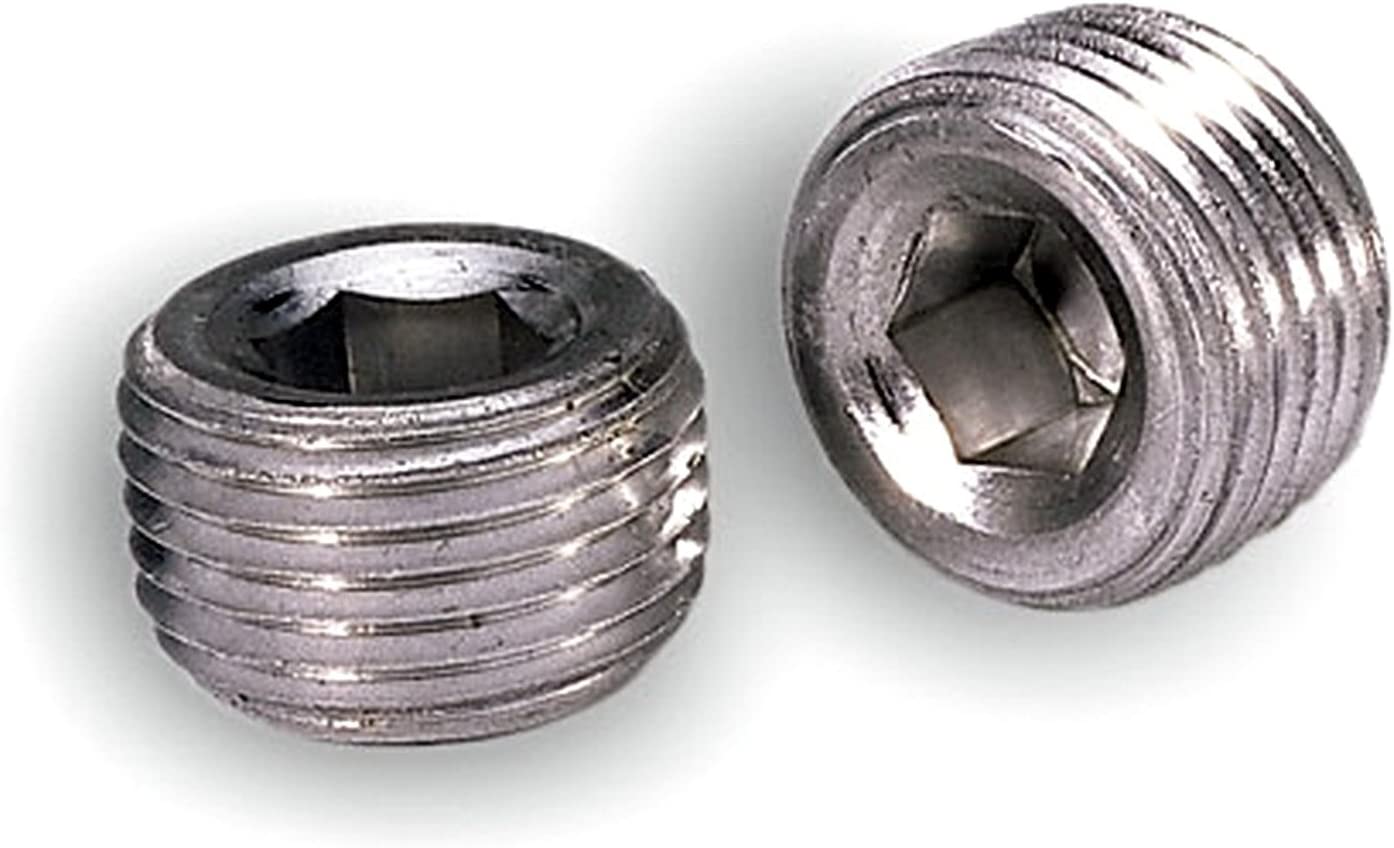 Moroso 37810 Aluminum Pipe Plugs (1/2 NPT)