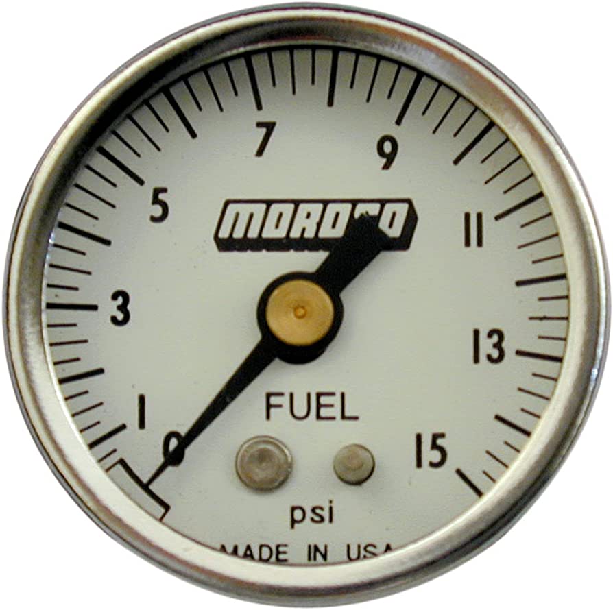 Moroso 65372 Gauge, Fuel Press.0-60 Psi
