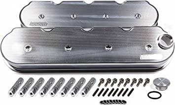 Moroso 68471 Billet Aluminum Valve Covers (GM LS Series, 2.5 Tall without Coil Mounts)