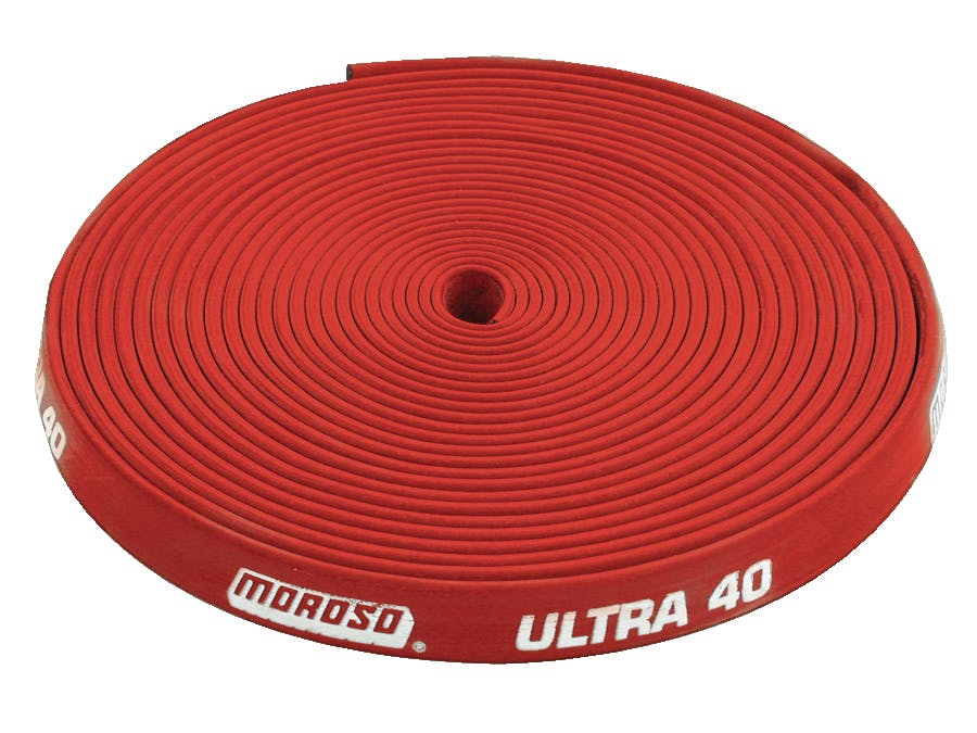 Moroso 72013 Ultra 40 Insulated Spark Plug Wire Sleeve (Red, 8mm)