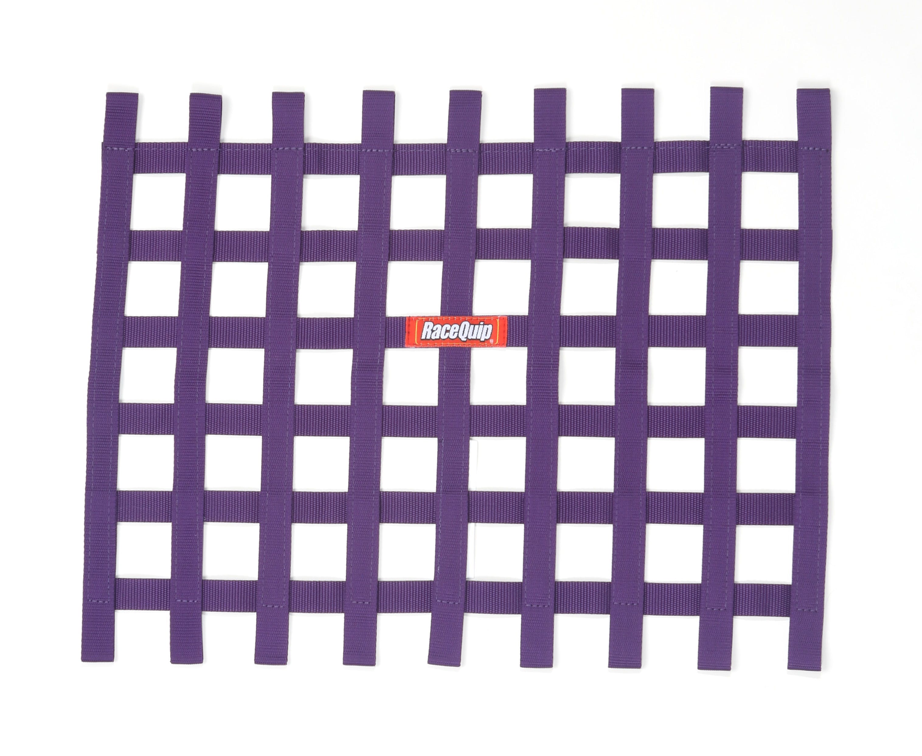 RaceQuip 721055 Non-SFI Ribbon-Style Race Car Window Net (Purple, 18x24)