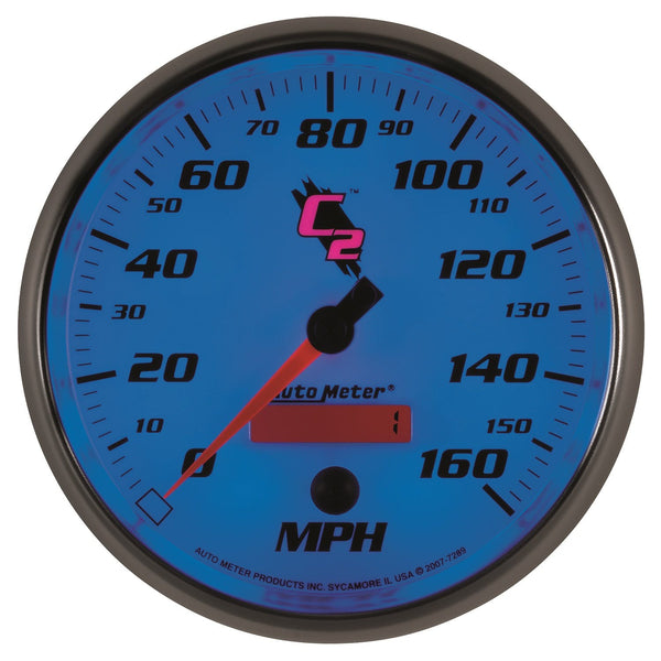 AutoMeter Products 7289 5in Speedo, 160 Mph In-Dash C2