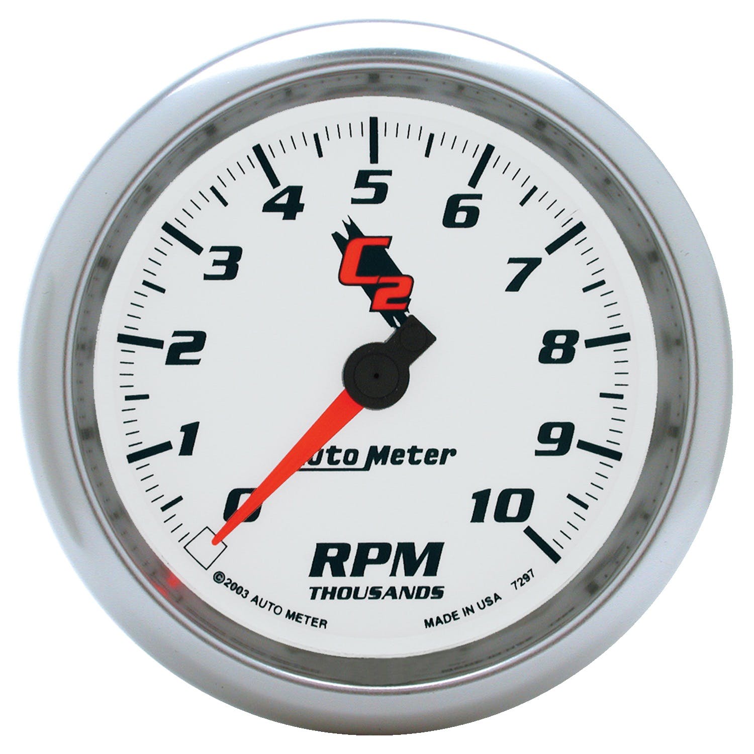 AutoMeter Products 7297 In-Dash Tach 10 000 Rpm