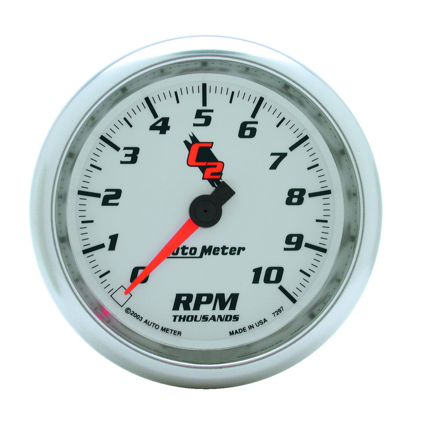 AutoMeter Products 7297 In-Dash Tach 10 000 Rpm