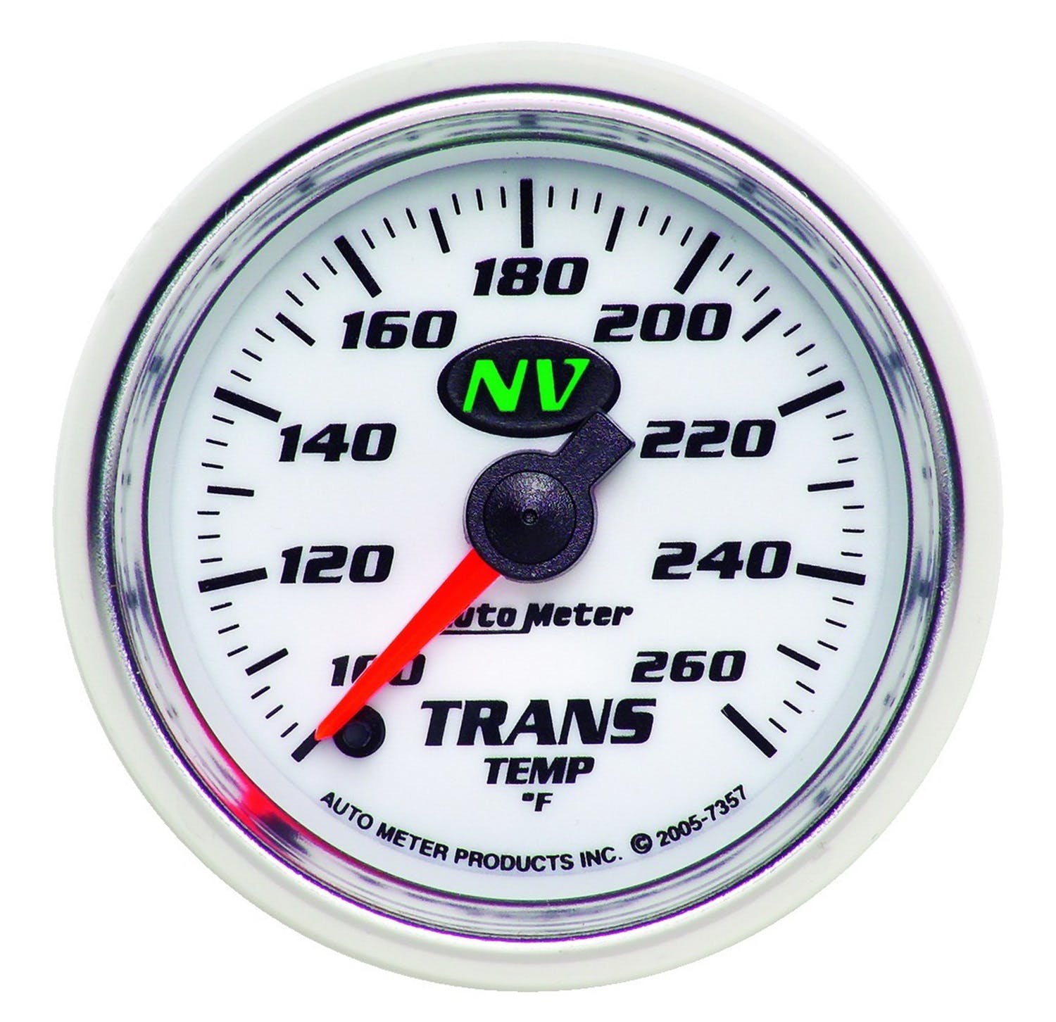 AutoMeter Products 7357 GAUGE; TRANSMISSION TEMP; 2 1/16in.; 100-260° F; DIGITAL STEPPER MOTOR; NV