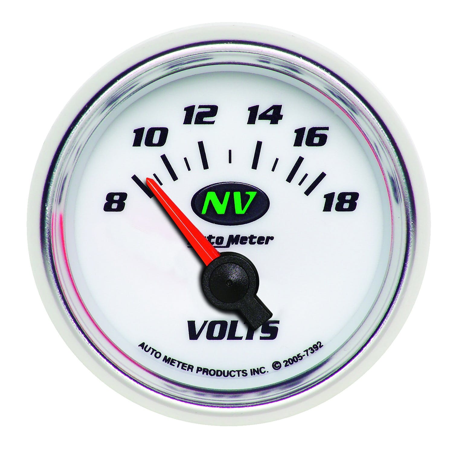 AutoMeter Products 7392 Gauge; Voltmeter; 2 1/16in.; 18V; Electric; NV