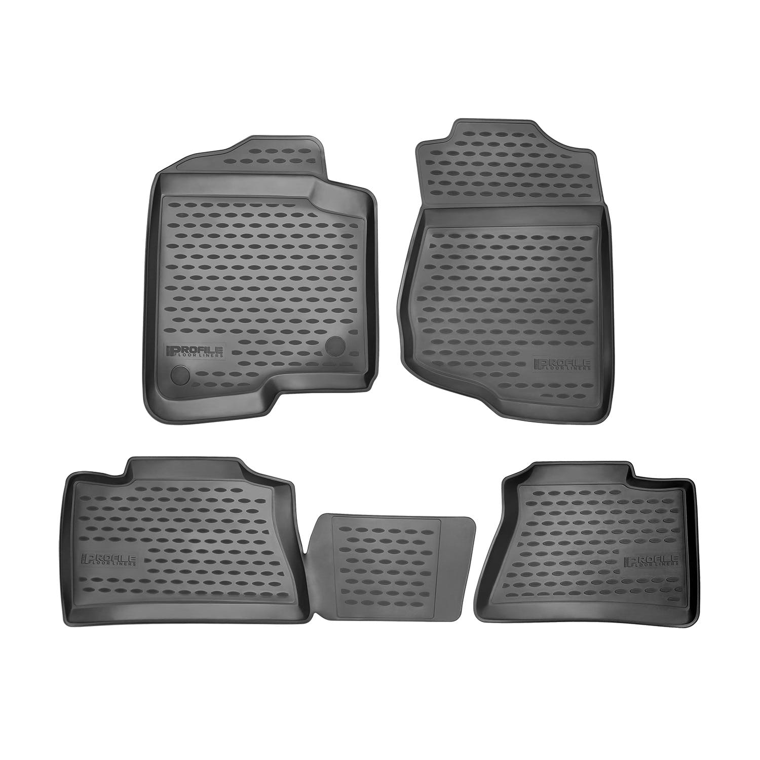 Westin Automotive 74-02-41003 Profile Floor Liners Front and 2nd Row Black