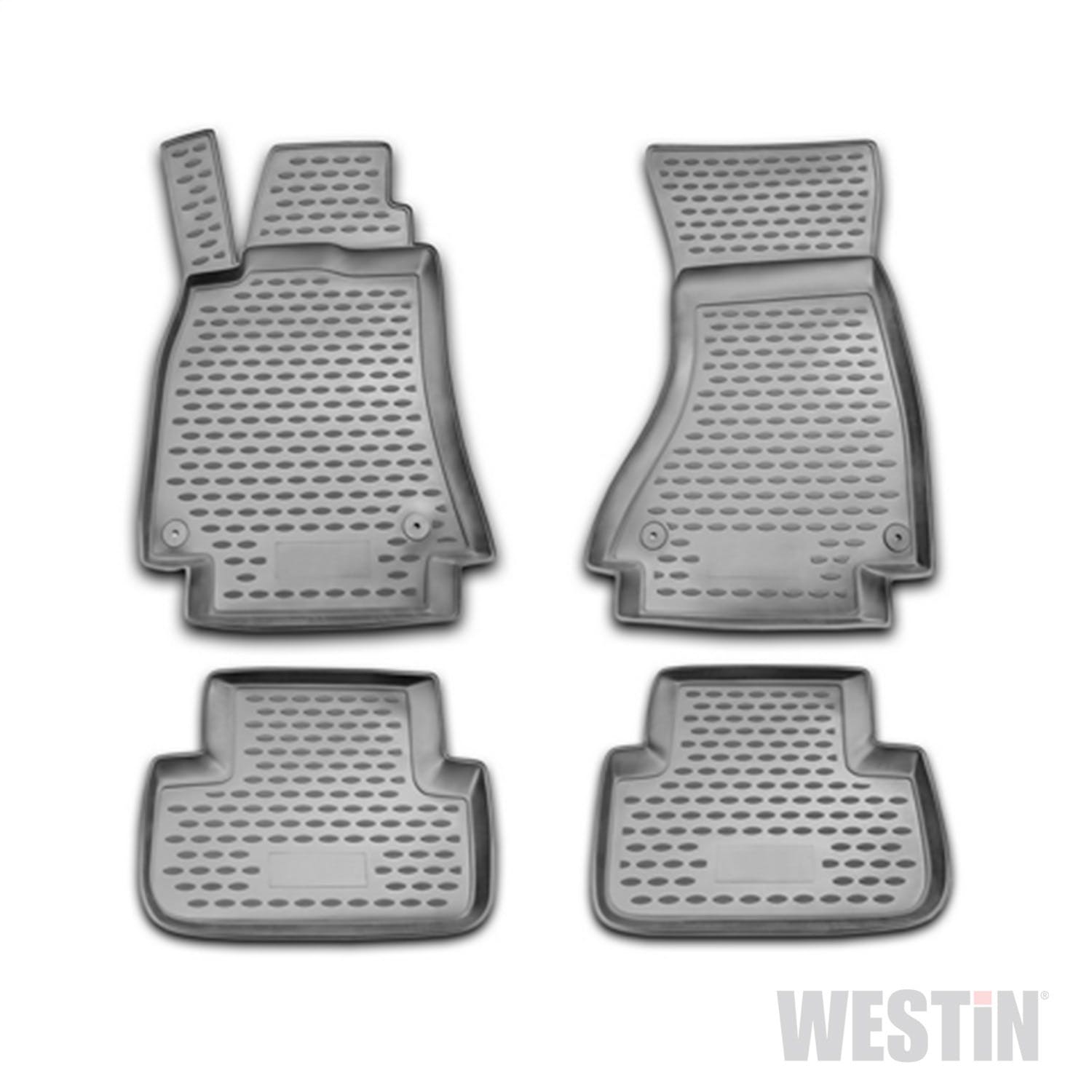 Westin Automotive 74-02-51008 Profile Floor Liners Front and 2nd Row Black