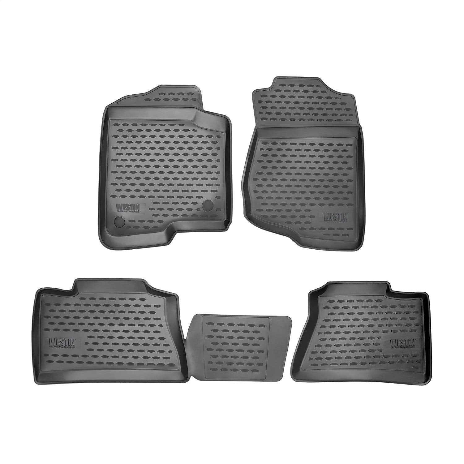 Westin Automotive 74-05-41012 Profile Floor Liners Front and 2nd Row Black
