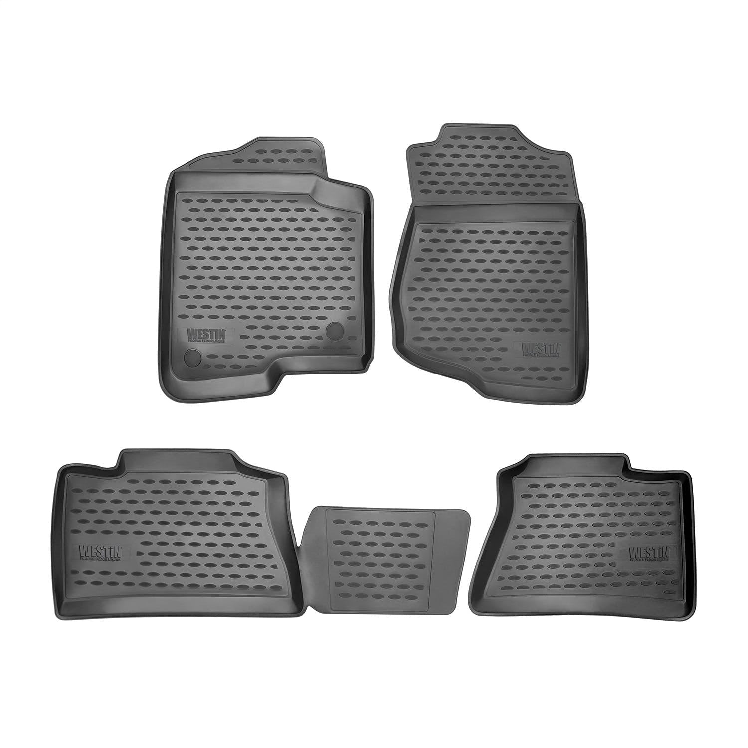 Westin Automotive 74-06-51035 Profile Floor Liners Front and 2nd Row Black