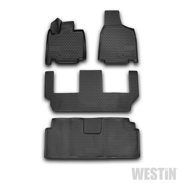Westin Automotive 74-09-41013 Profile Liners Front, 2nd and 3rd Row Set Black