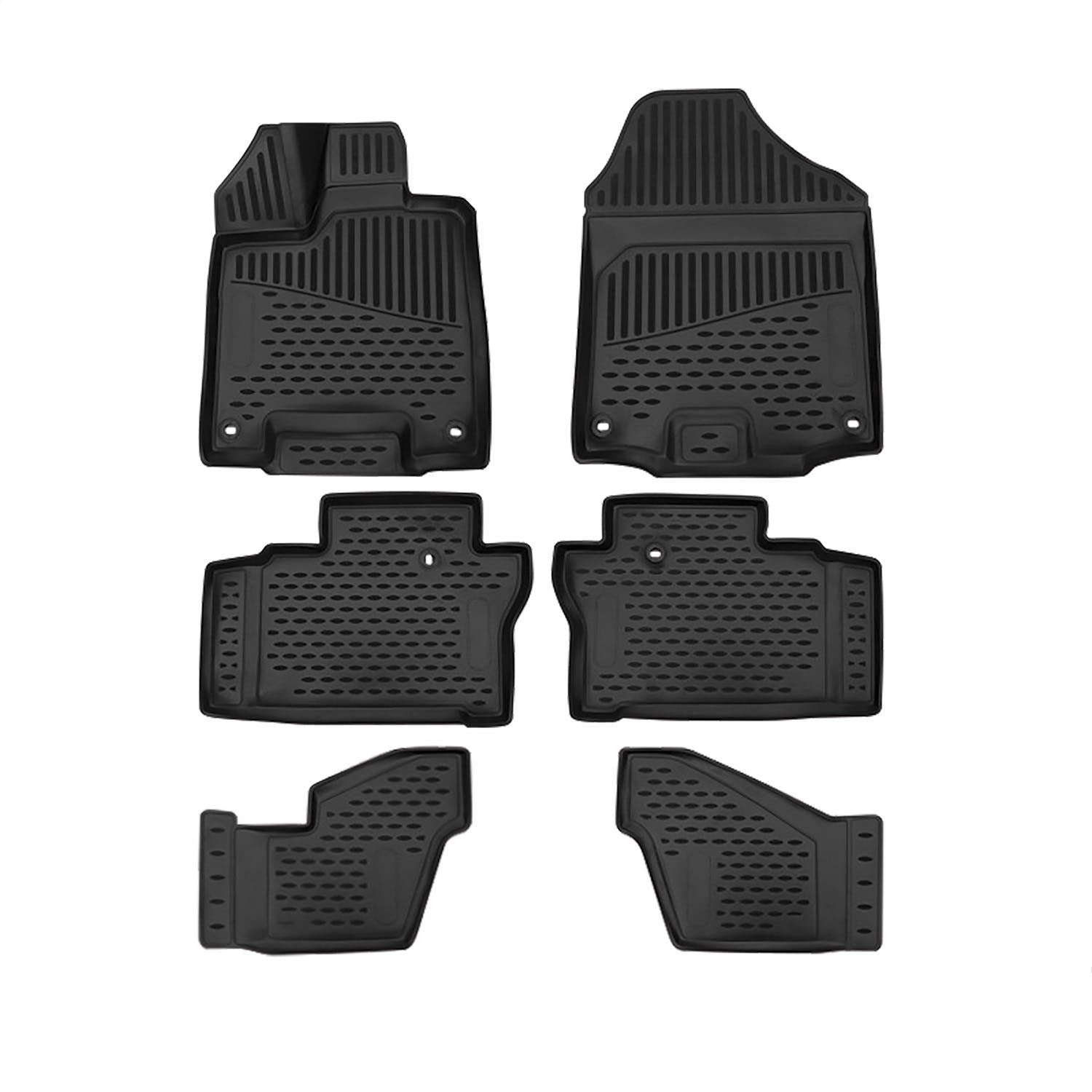 Westin Automotive 74-15-51023 Profile Liners Front, 2nd and 3rd Row Set Black
