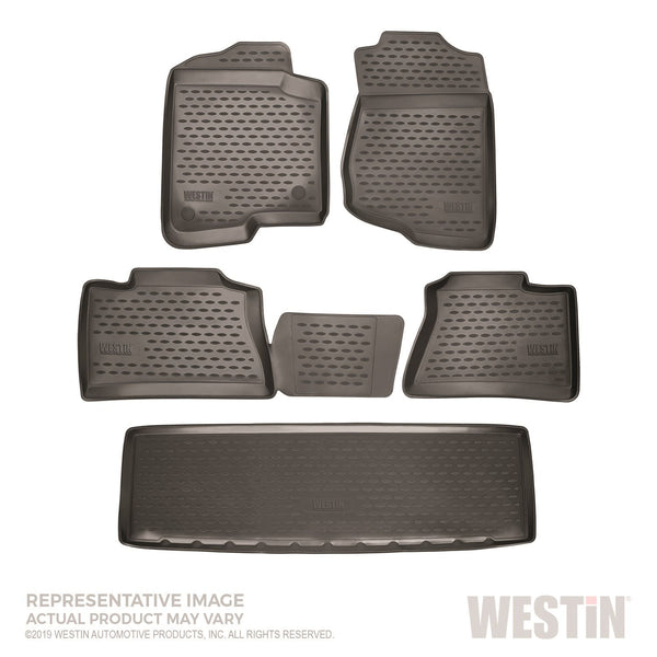 Westin Automotive 74-15-51028 Profile Liners Front, 2nd and 3rd Row Set Black