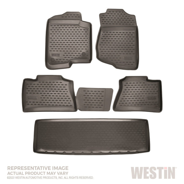 Westin Automotive 74-15-51031 Profile Liners Front, 2nd and 3rd Row Set, Black