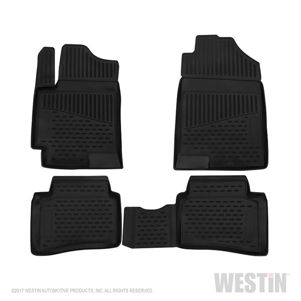 Westin Automotive 74-17-51053 Profile Floor Liners Front and 2nd Row Black
