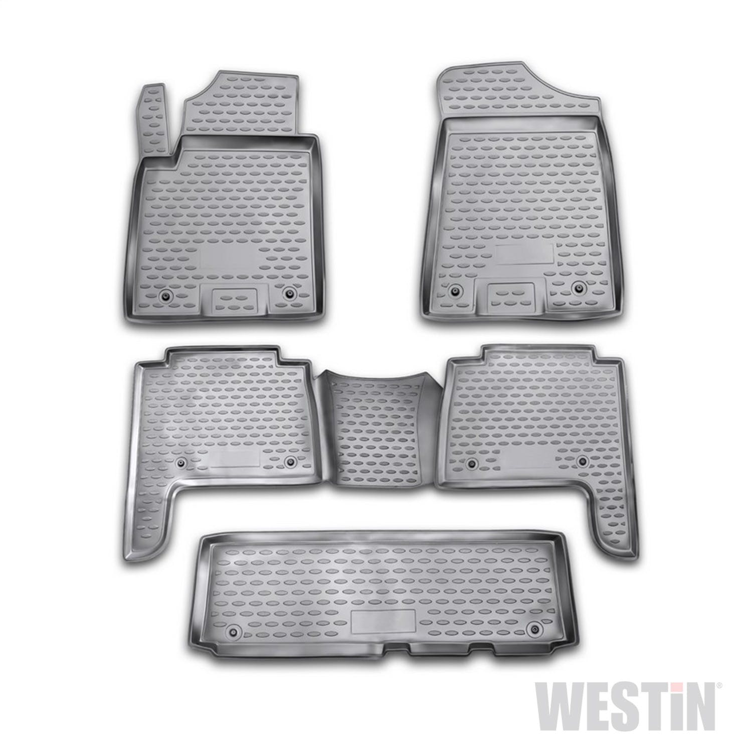 Westin Automotive 74-18-51014 Profile Liners Front, 2nd and 3rd Row Set Black