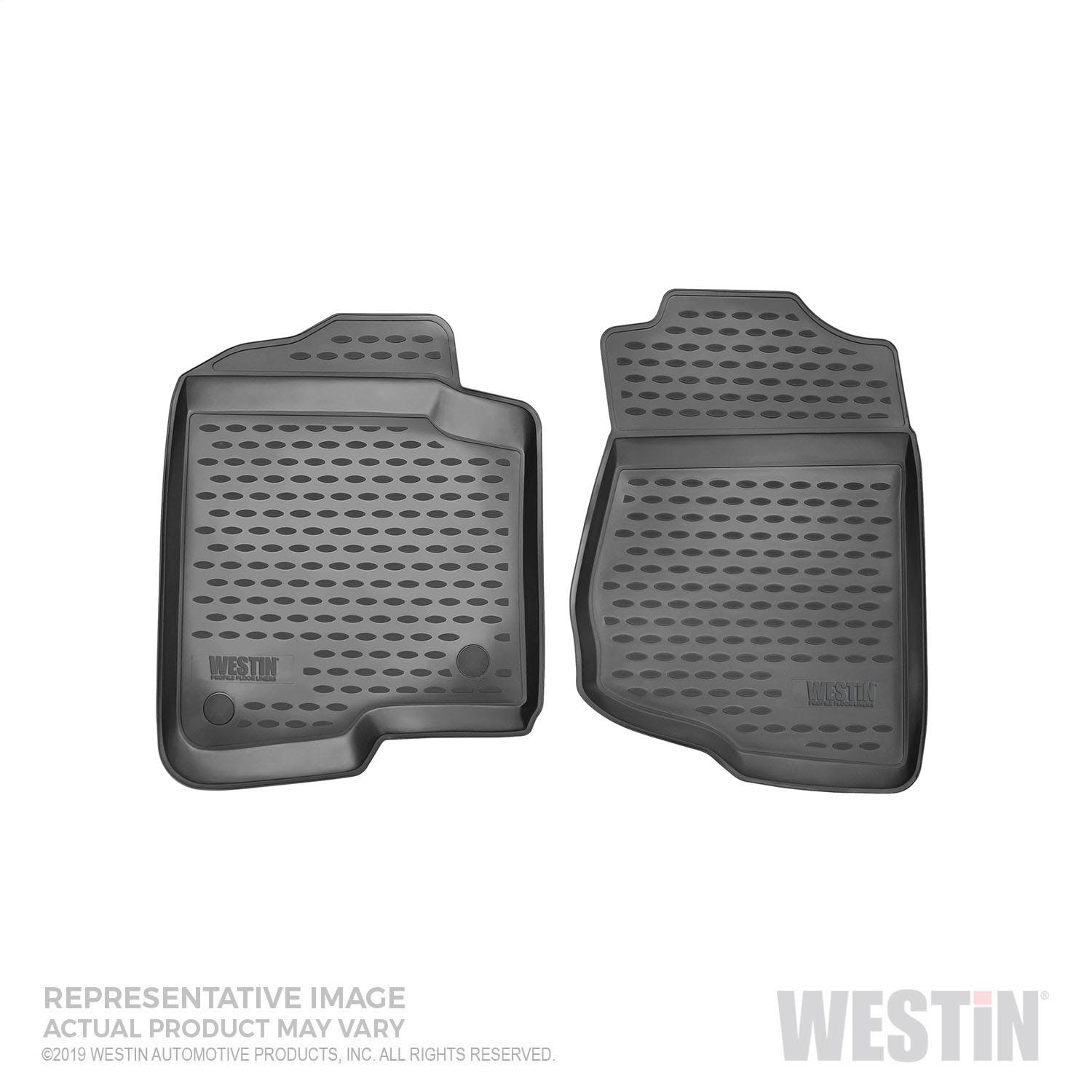 Westin Automotive 74-21-11013 Profile Floor Liners Front Row Black
