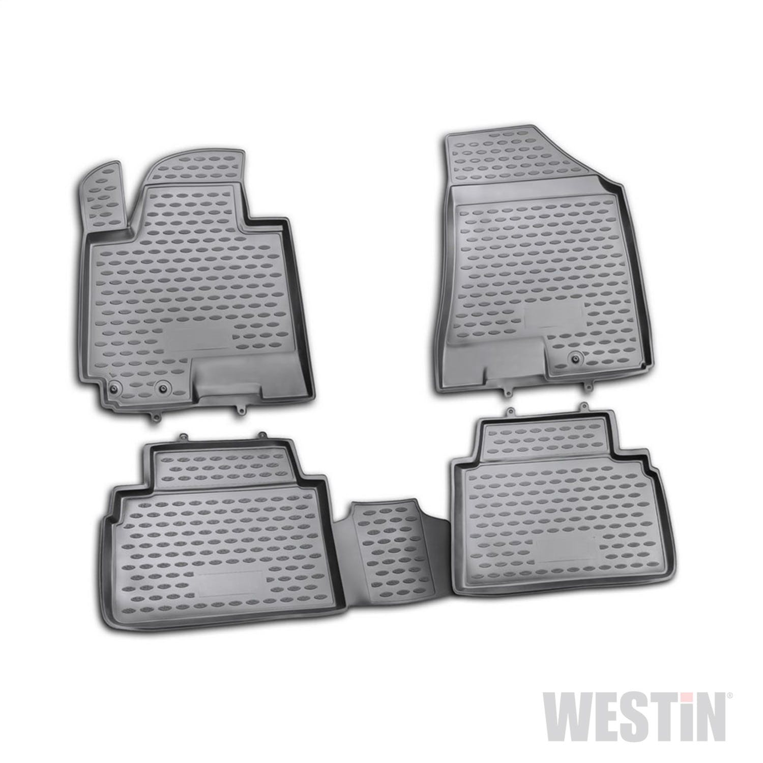 Westin Automotive 74-22-41049 Profile Floor Liners Front and 2nd Row Black