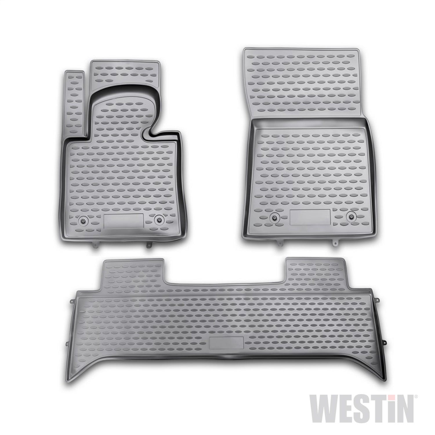 Westin Automotive 74-23-31001 Profile Floor Liners Front and 2nd Row Black