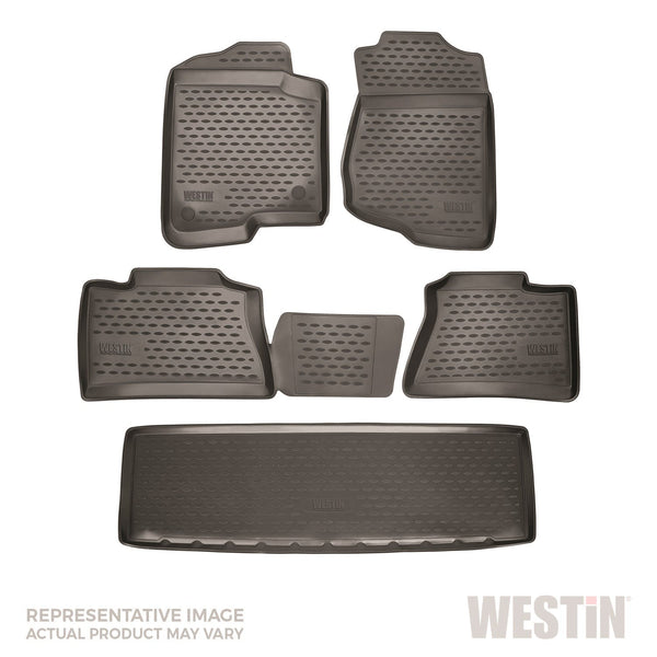 Westin Automotive 74-26-51017 Profile Liners Front, 2nd and 3rd Row Set Black