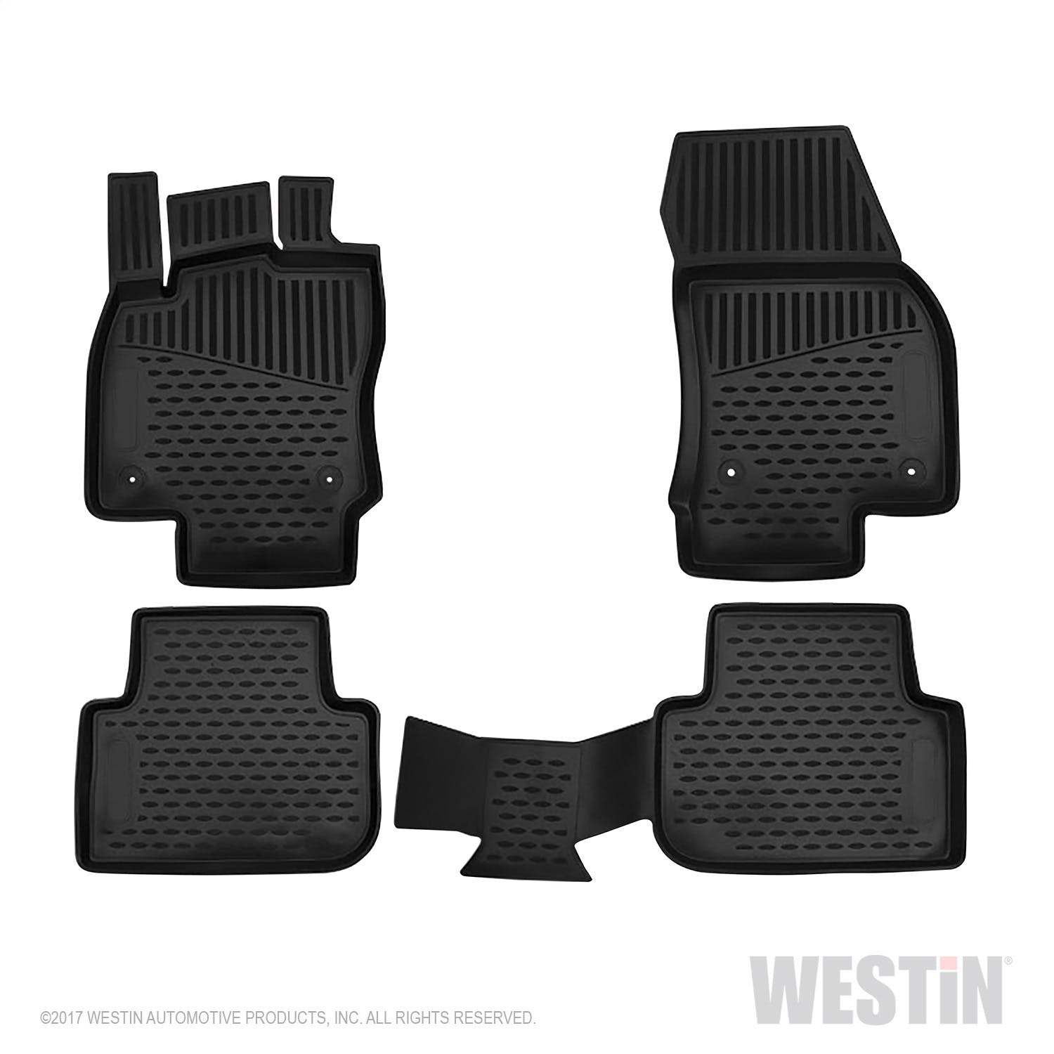 Westin Automotive 74-42-51016 Profile Liners Front and 2nd Row Black