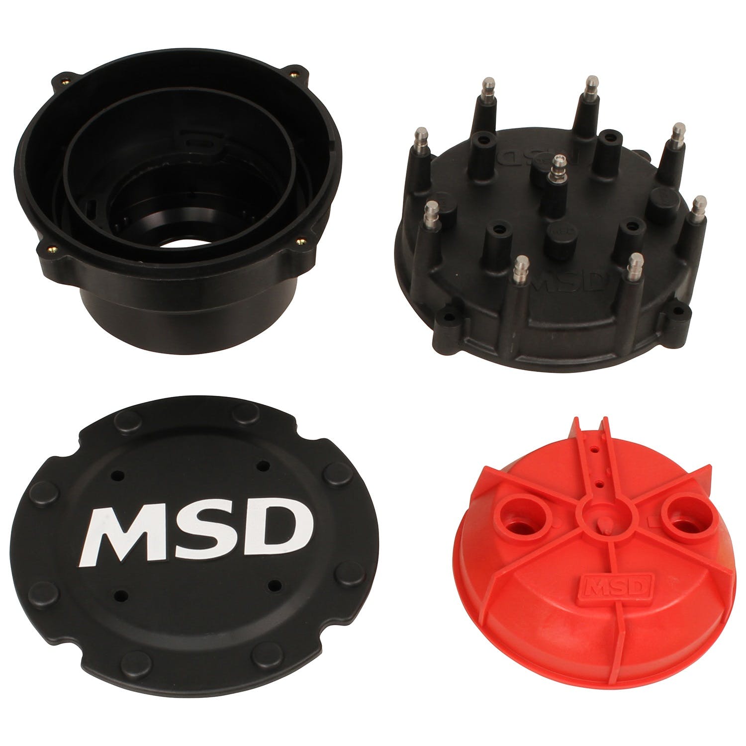 MSD Performance 74553 Pro-Cap Cap-a-dapt kit, Pro-Mag, Black