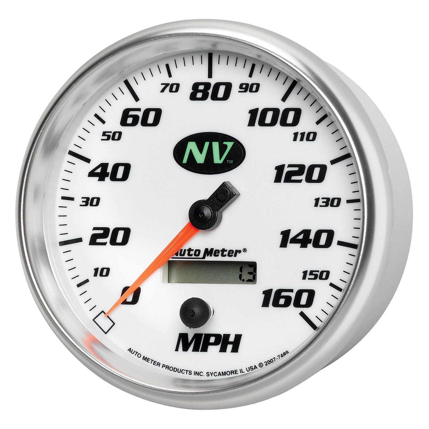 AutoMeter Products 7489 5in Speedo, 160 Mph, In- Dash Nv